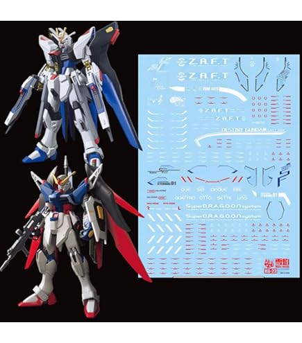 Amazon | MG デスティニーガンダム用蛍光水転写式デカール | デカール 通販
